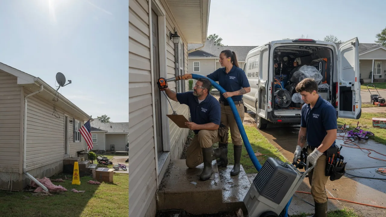 Ceiling Water Damage Restoration in Island, KY near me